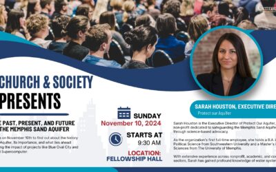 November Church and Society Speaker