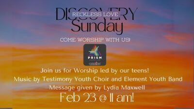 Discovery Sunday at Prism