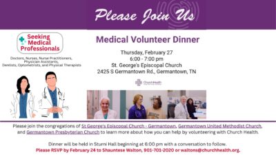 Church Health is in need of Medical Volunteers