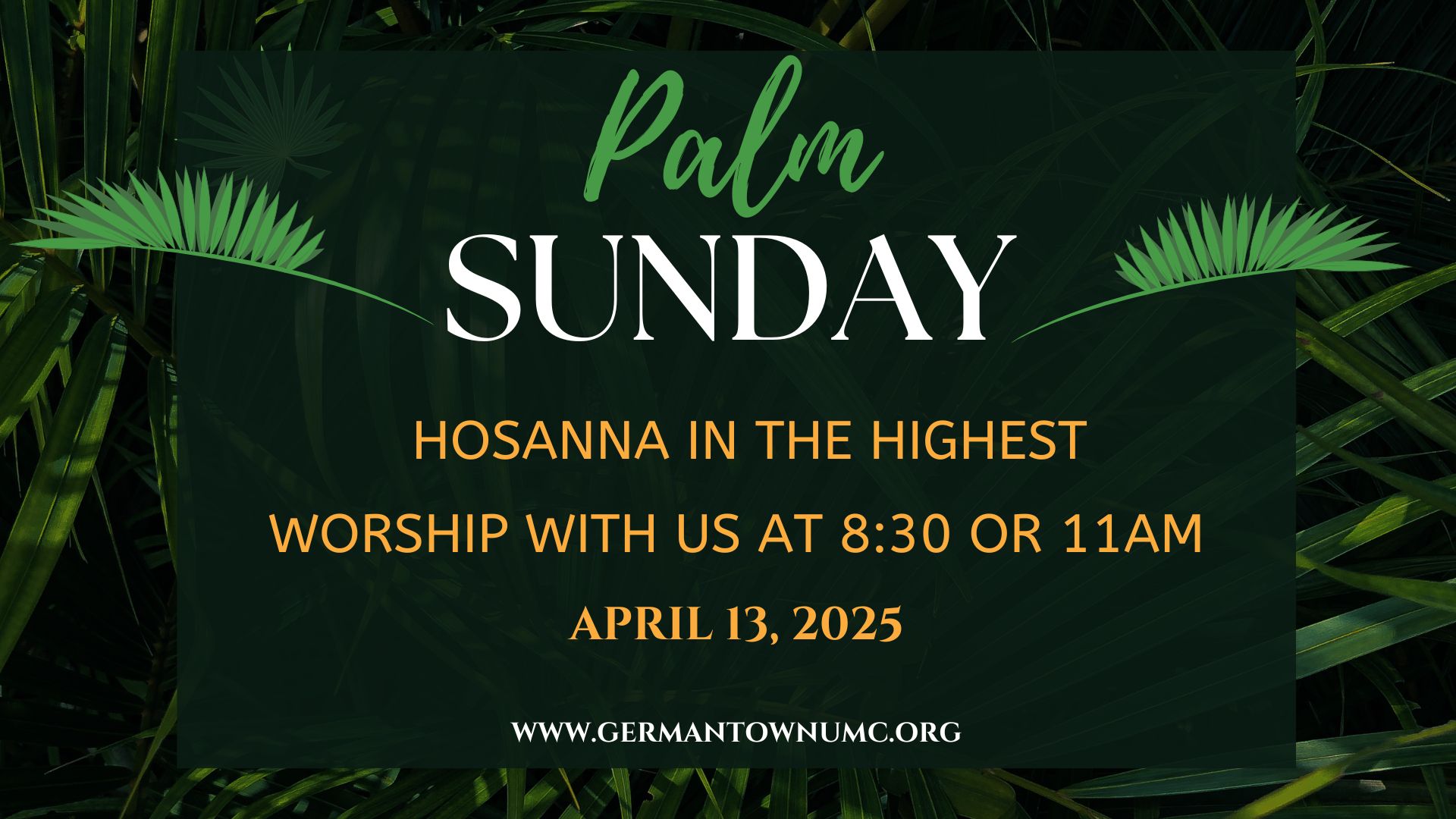 Palm Sunday